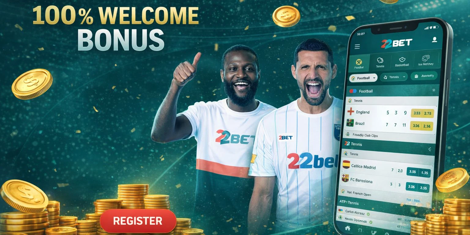 22Bet bonusi in promocije